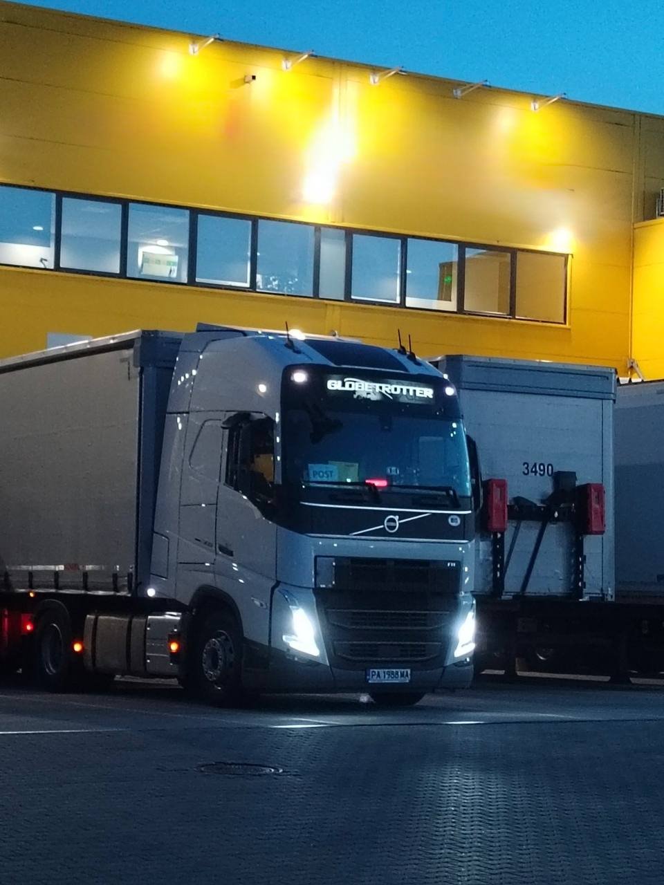 Volvo na rampa